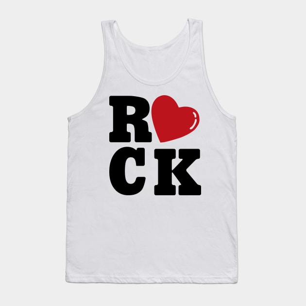 Rock Love Tank Top by CheesyB